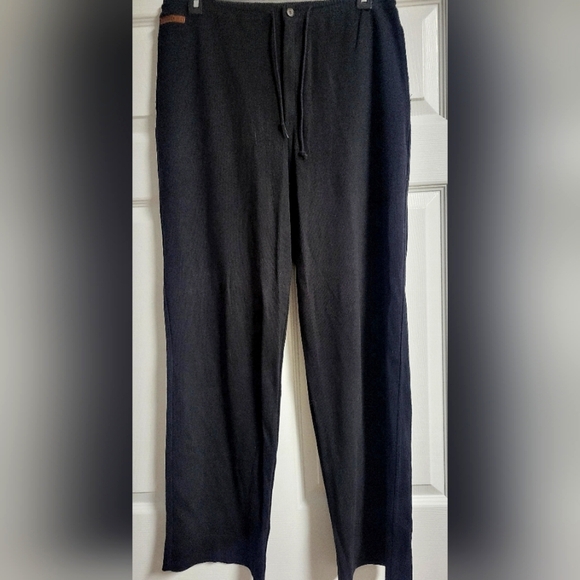 Lauren Ralph Lauren - NWOT-Mens Black, Drawstring Lounge Pants - Size M - Picture 1 of 4